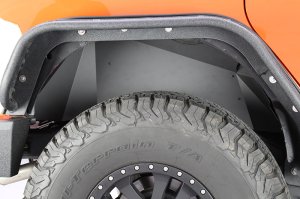 Jeep Wrangler Unlimited JKU Inner Fender Kit - Rear - Fishbone Offroad - Aluminum - Black - `07-`18 Jeep Wrangler Unlimited JKU Inner Fender Kit - Rear - Fishbone Offroad - Aluminum - Black - `07-`18